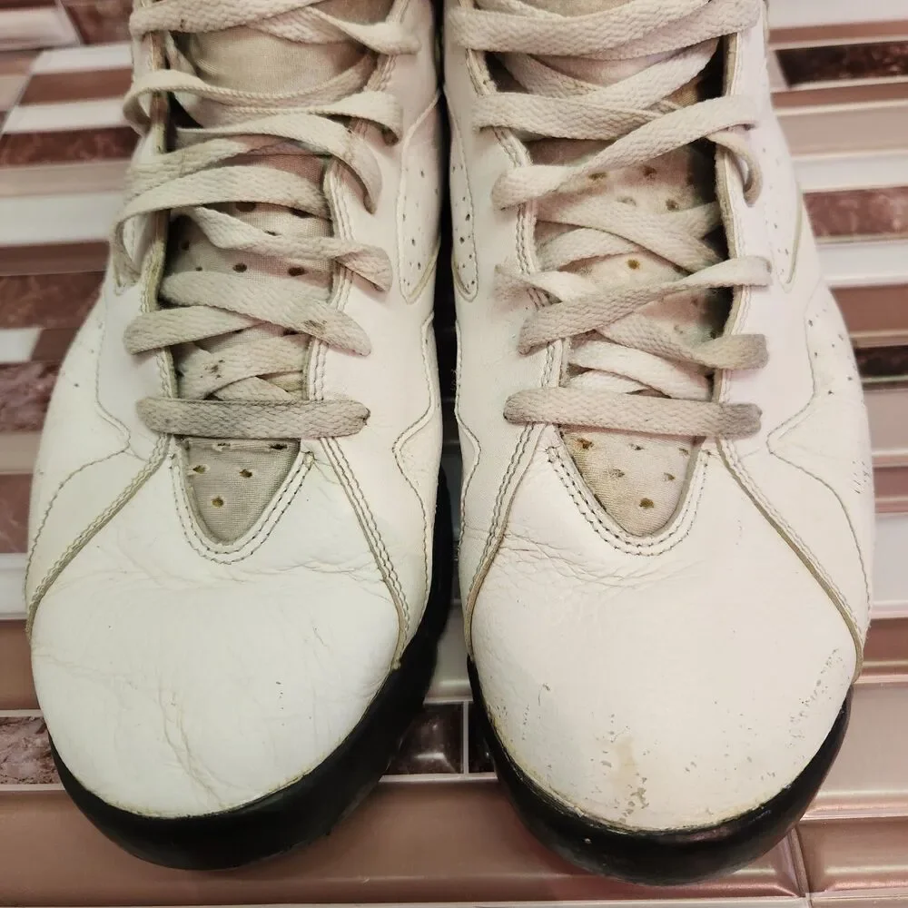 Nike Air Jordan 7 Retro Cardinal Men’s 12 White Red 2006 Vintage Basketball Shoe